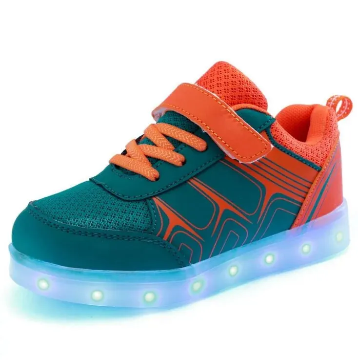 Kids Luminous Shoes Ems Trail Running Shoes