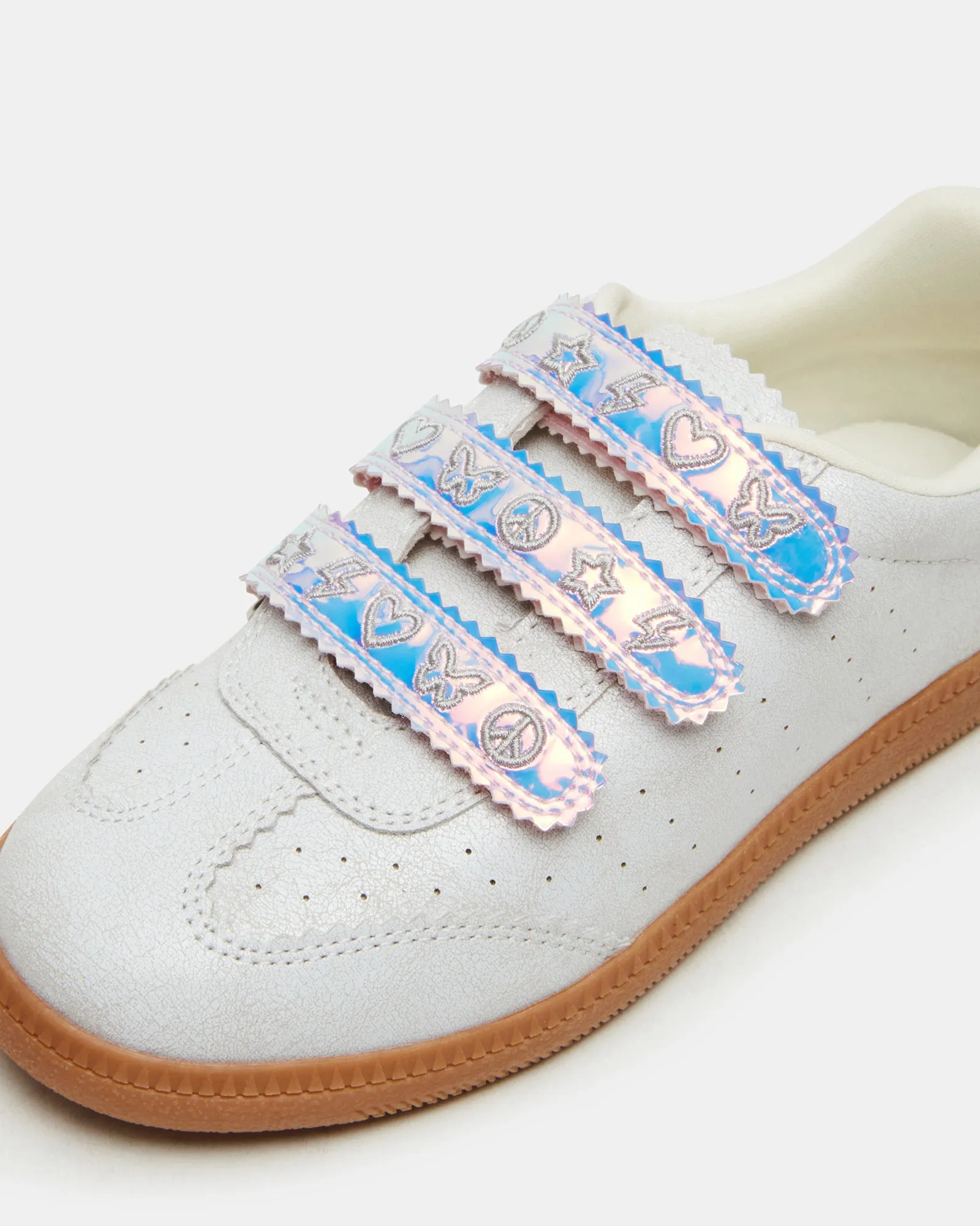 Monster Feet Slippers KIDS' MOMENTUM OFF WHITE FABRIC