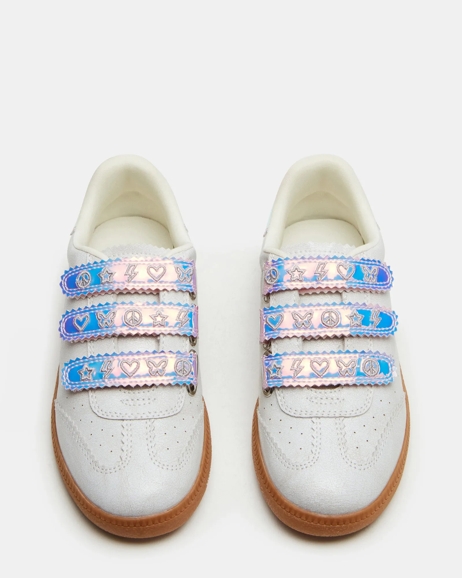 Wearable Real Glass Slippers KIDS' MOMENTUM OFF WHITE FABRIC