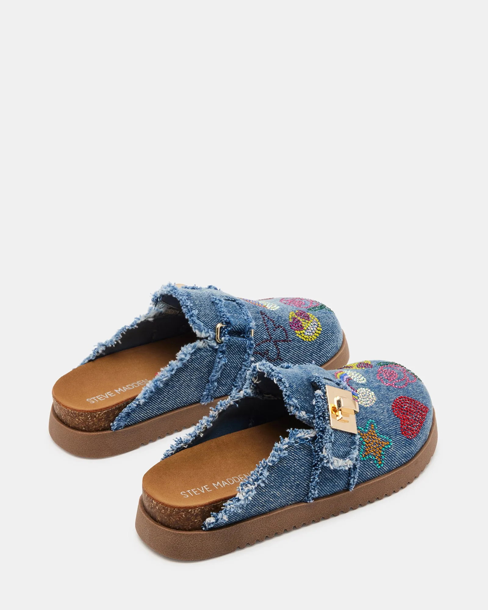 KIDS' MONEYY DENIM MULTI RHINESTONES Ballet House Slippers