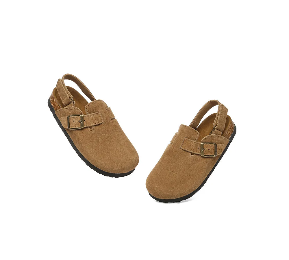 Sandals Bahamas Royal Bahamian Kids Slingback Clogs with Adjustable Buckle Straps Flats Sandals