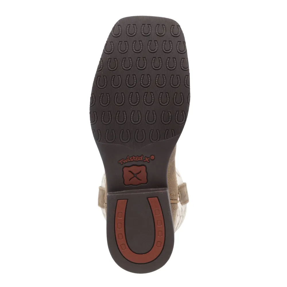 KID'S TOP HAND WESTERN BOOTS SQUARE TOE Police Boots