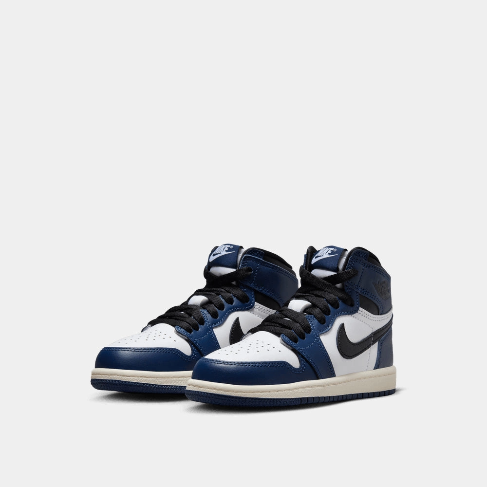 Kids' Jordan 1 Retro High OG "Midnight Navy" More Buckets Basketball Shoes