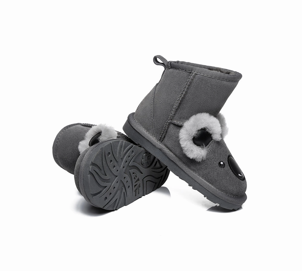 Kids Sheepskin Boots Koala Vince Rain Boots