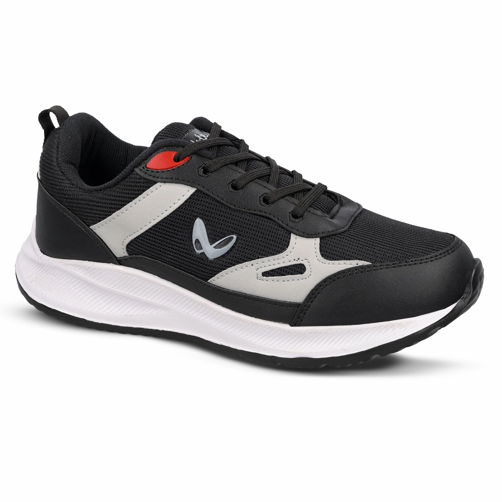 Cohesion Trail Running Shoe Kids Sports Shoes - WS3093 Black Grey