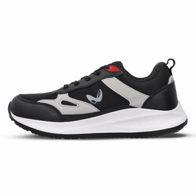 Kids Sports Shoes - WS3093 Black Grey Amazon Trail Shoes