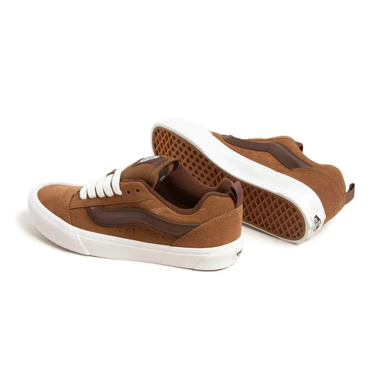 Knu Skool 'Brown' Orange Skate Shoes