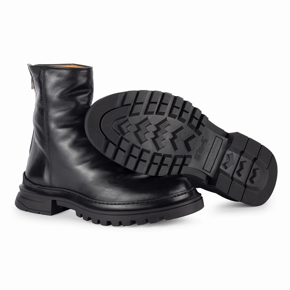 KRIS 96002<br> Elly back zipper boot Camel Rain Boots