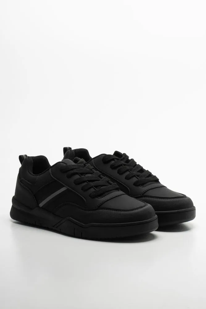 Lace Up Trainers Black Most Comfortable Cross Trainer Shoes