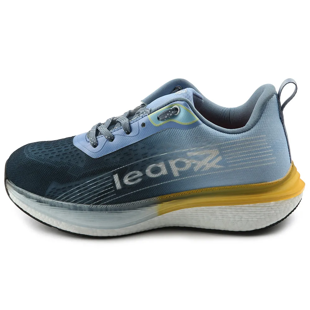 Leap7x Blue Sports Lacing Running Shoes For Men RWM-02 By Liberty Converse Basketball Shoes
