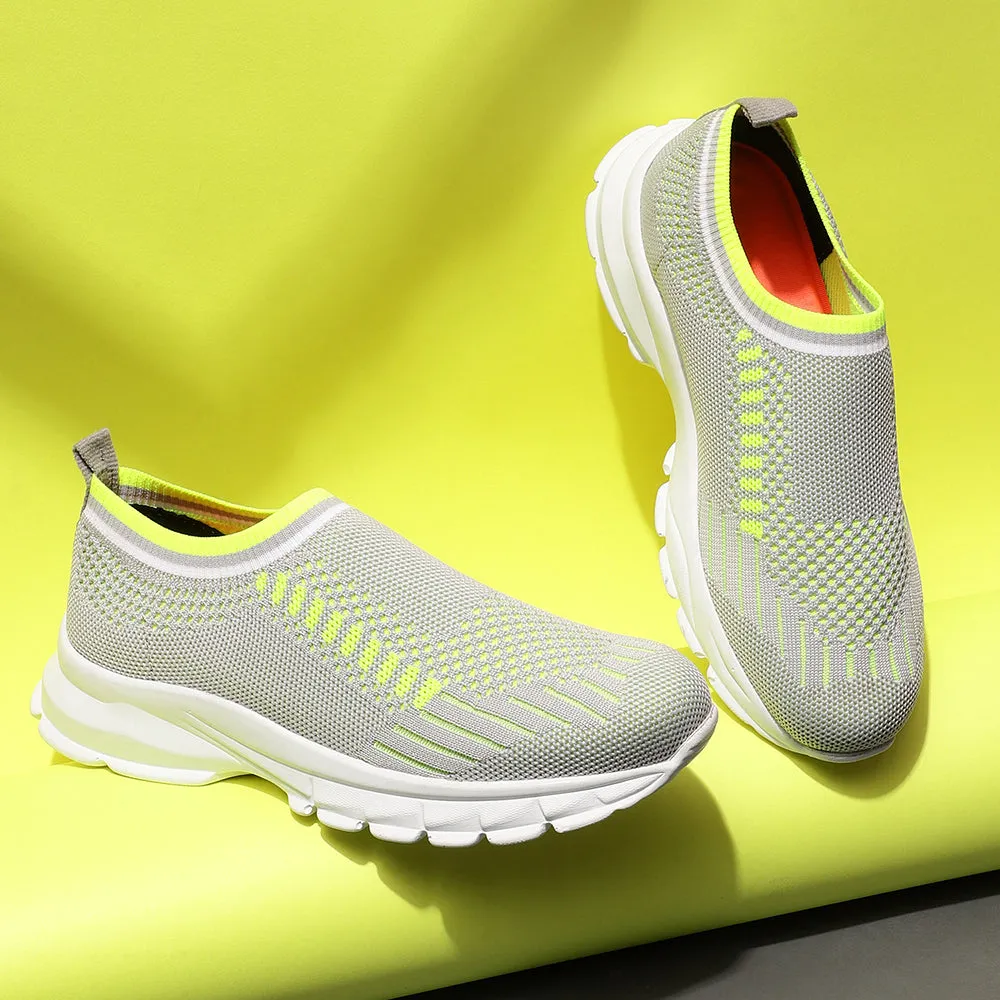 Leap7x Non Lacing Athleisure Shoes For Kids (Light Grey) By Liberty Basketball Shoes That Look Casual