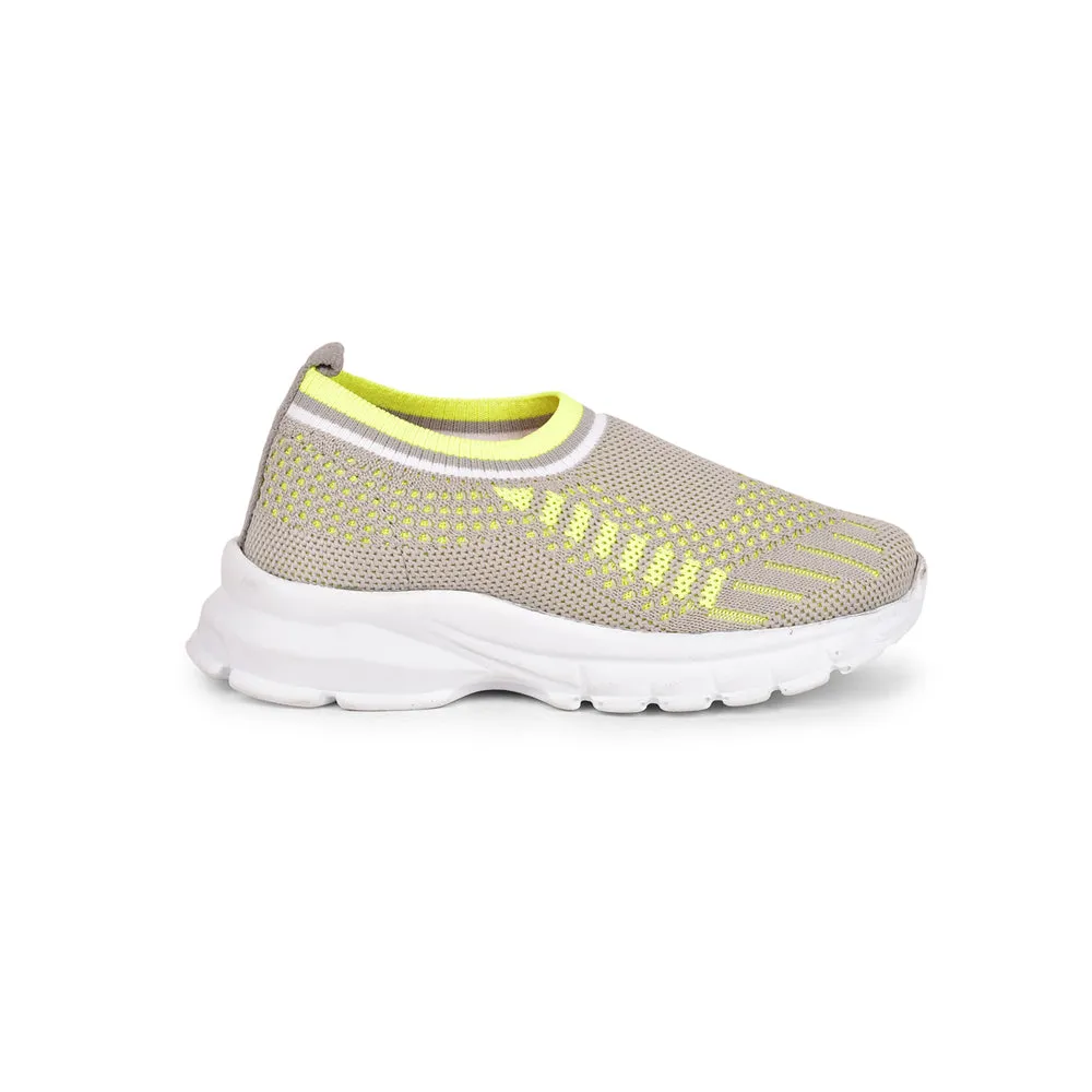 Leap7x Non Lacing Athleisure Shoes For Kids (Light Grey) By Liberty Casual Shoes Nz