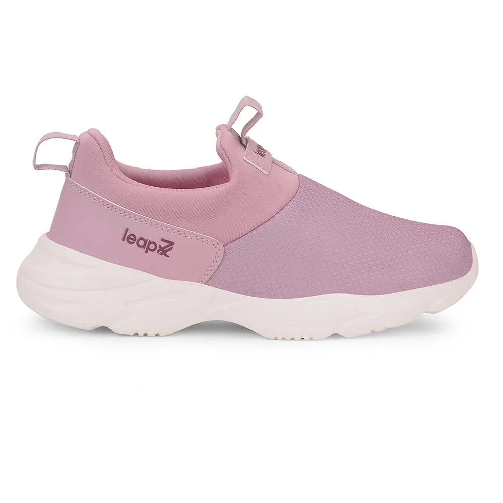 Leap7x Purple Sports Non Lacing Walking Shoes For Women JIMNY-61E By Liberty Asics Hiit Training Shoes