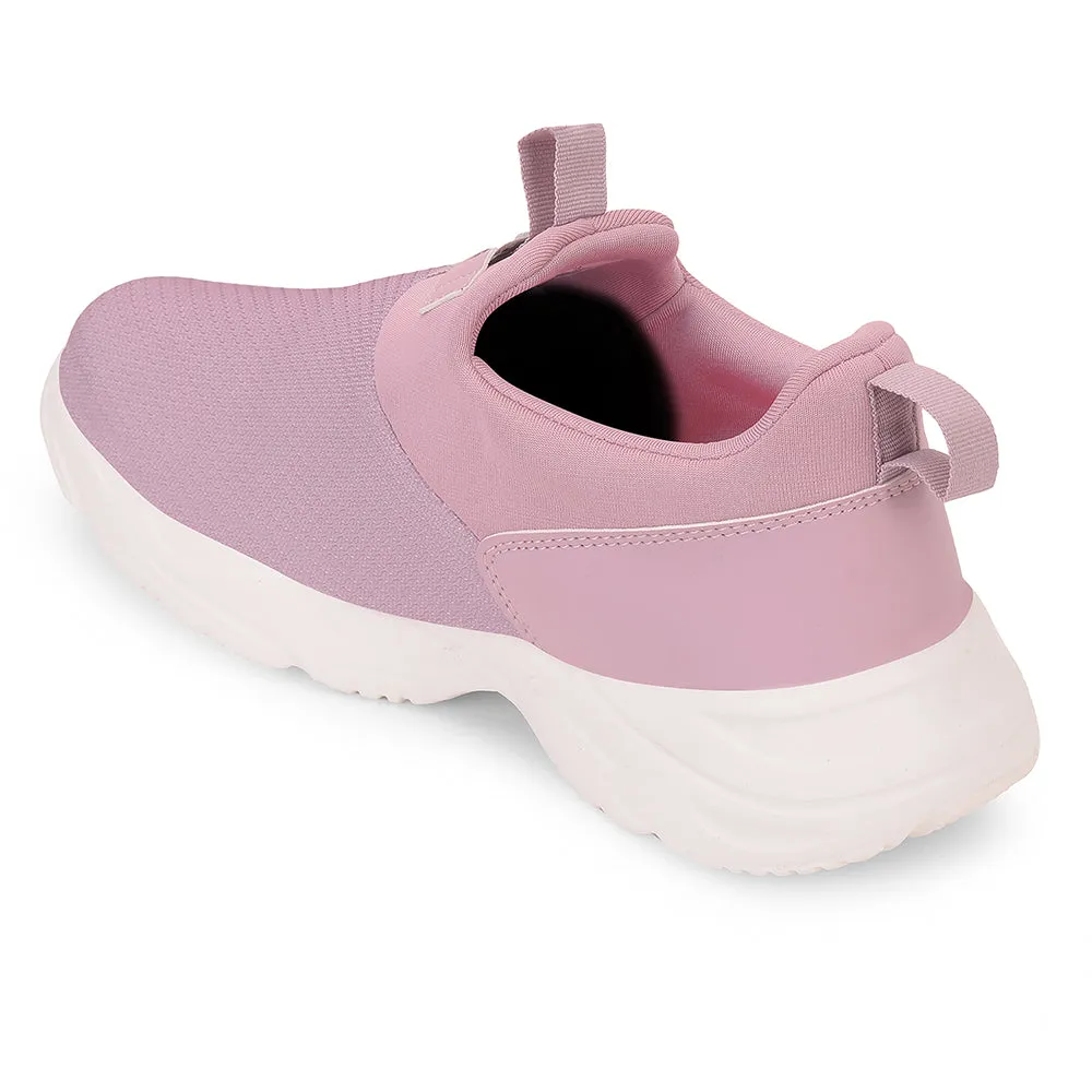 Leap7x Purple Sports Non Lacing Walking Shoes For Women JIMNY-61E By Liberty Casual Trainer Shoes