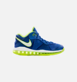 Lebron VIII V2 Low Sprite Mens Lifestyle Shoe - Blue/White/Volt Lime Basketball Shoes