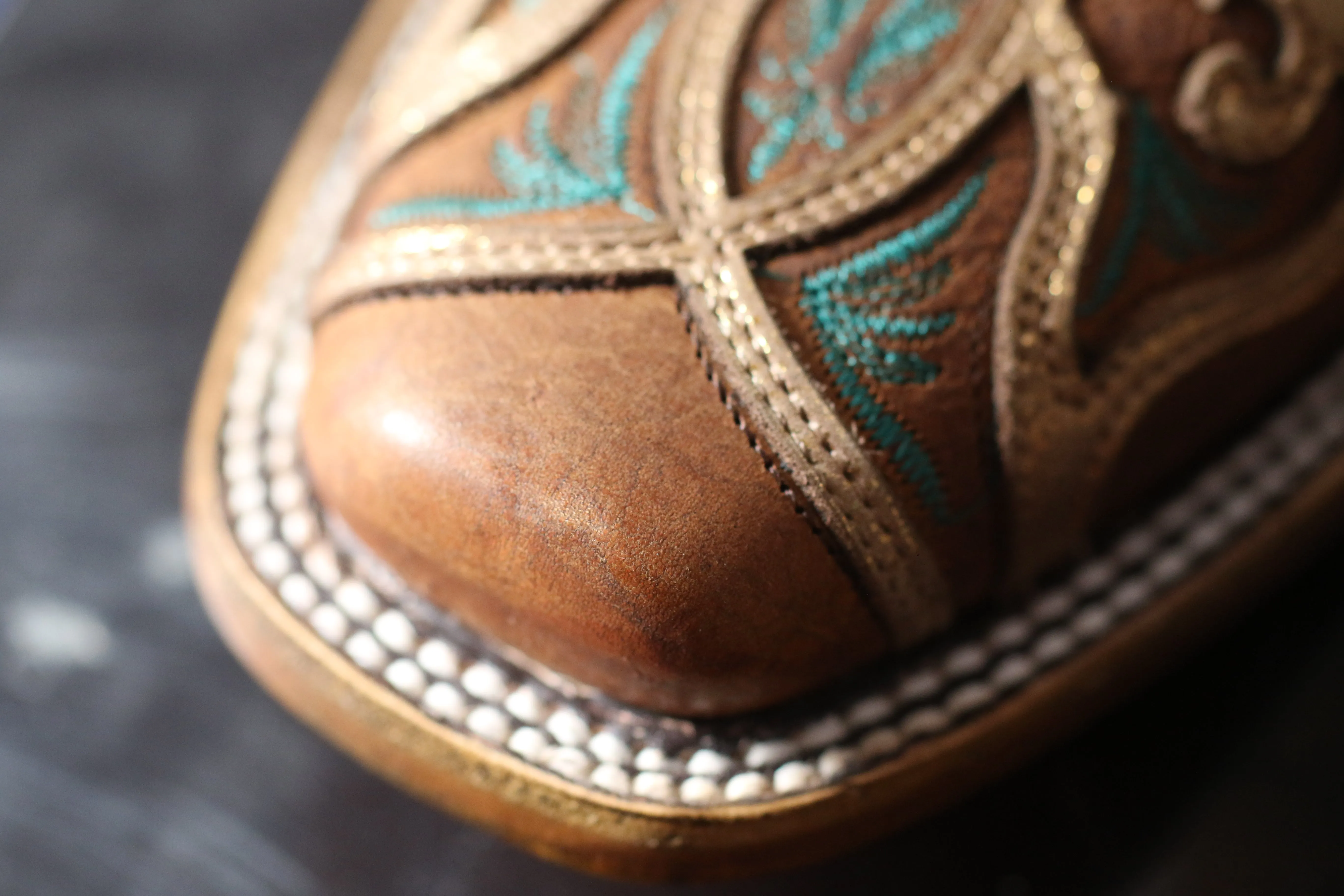 Tretorn Eva Rain Boots Corral Women's French's 50th Anniversary Boots - Tobacco & Golden Square Toe