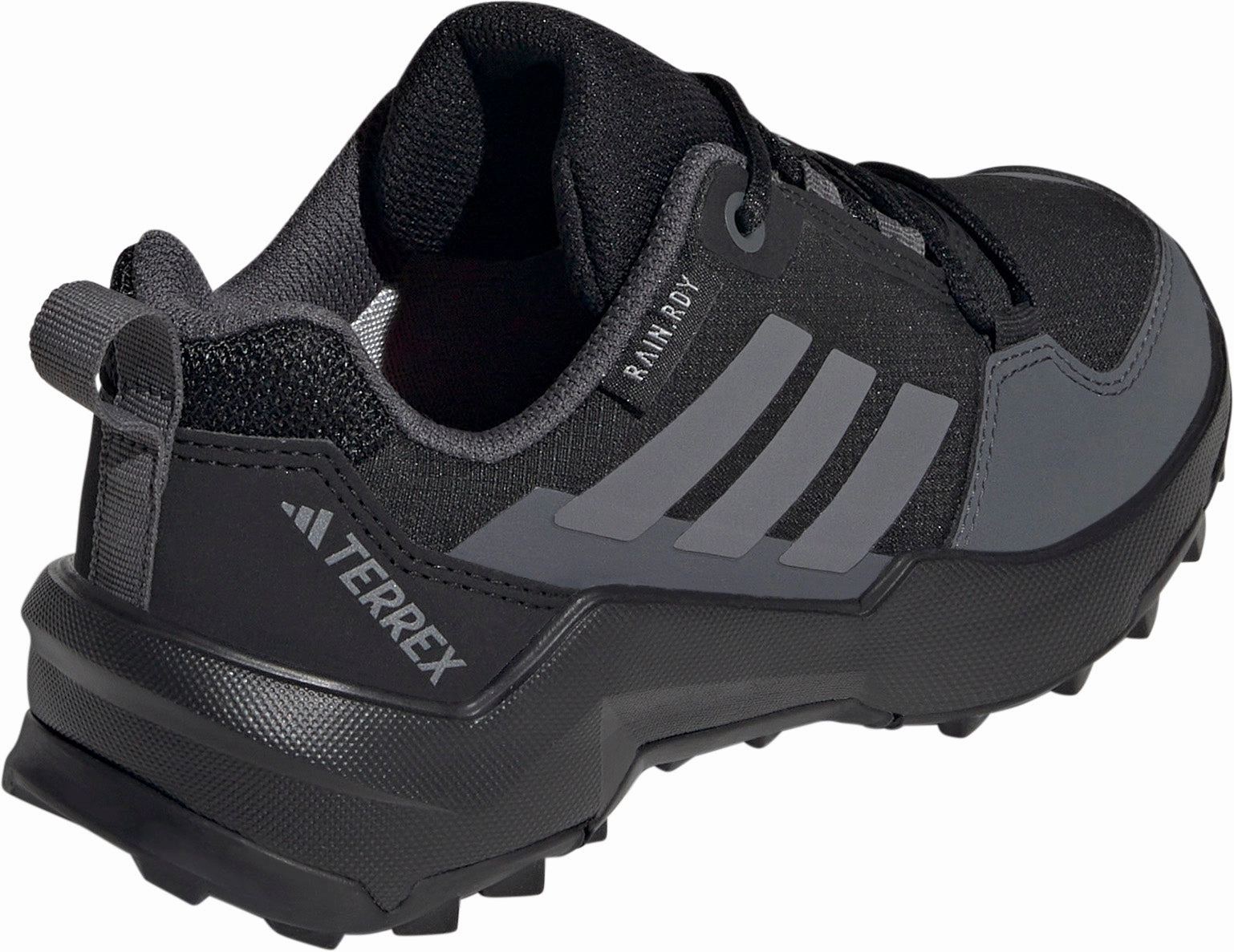 adidas Terrex AX4R RAIN.RDY Junior Walking Shoes - Black Trail Running Shoes Grip