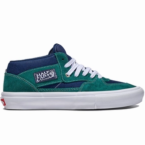 Vans Skate Half Cab Tartan Blue Shoes Supra High Top Skate Shoes