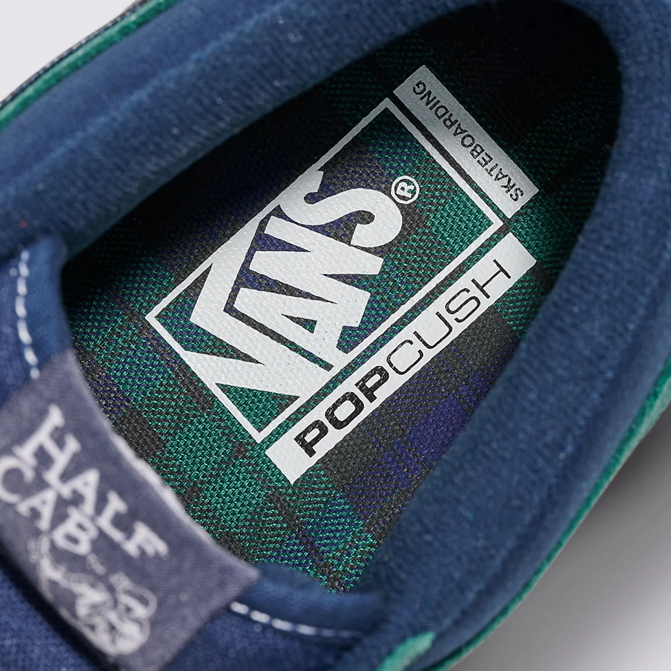 Vans Skate Half Cab Tartan Blue Shoes Nearby Skate