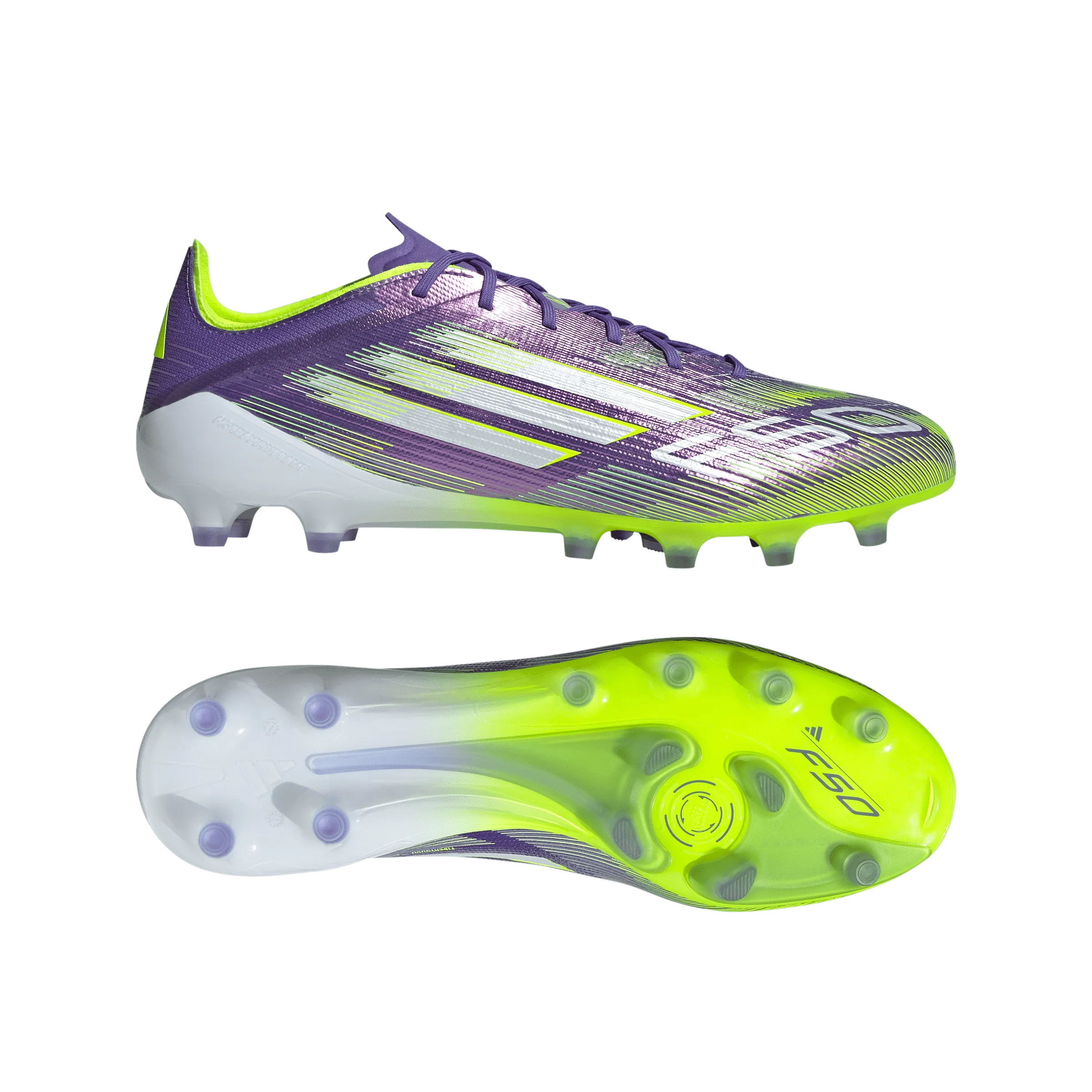 Green And Black Soccer Cleats F50 Elite AG - Radiant Blaze Pack (JH7638)