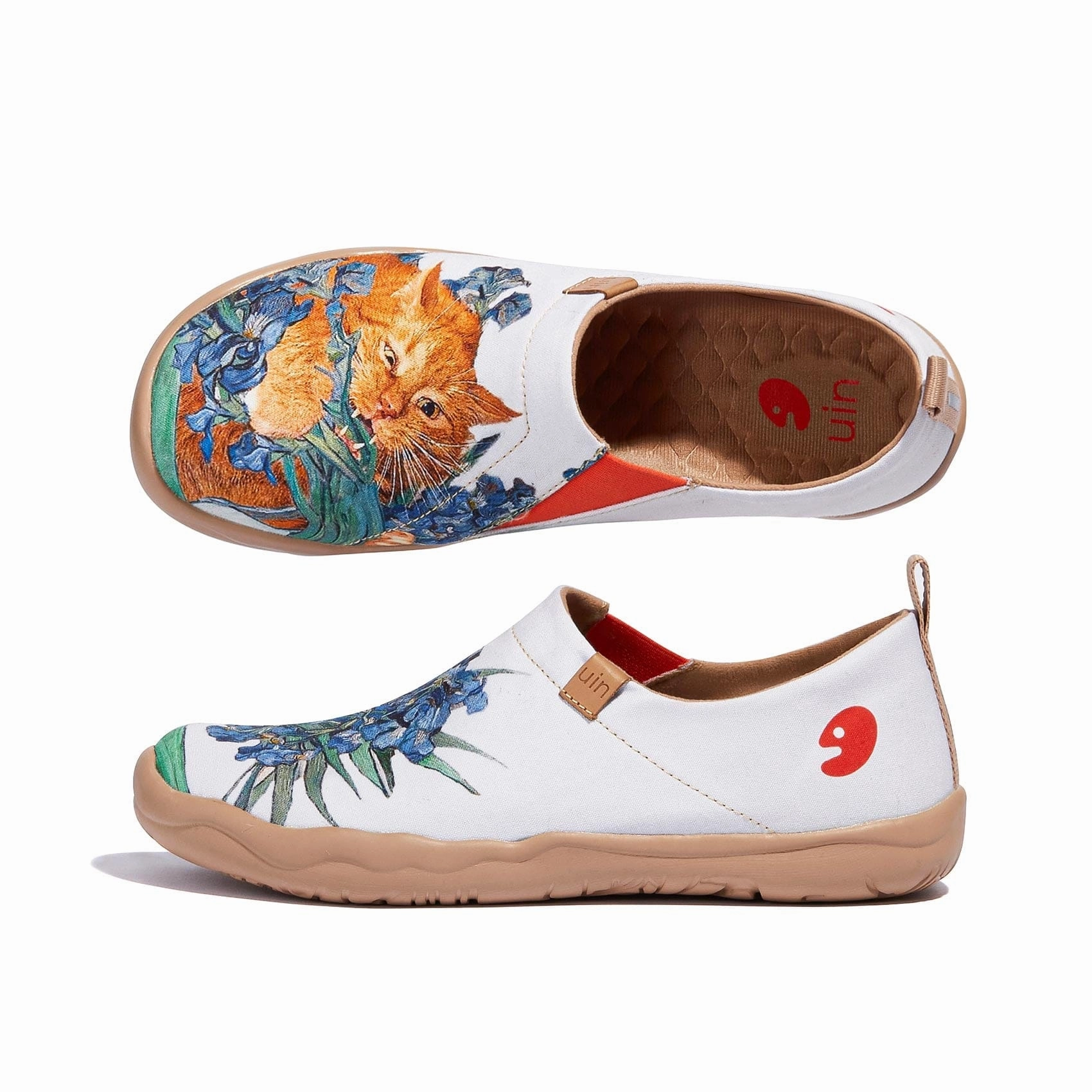 Love Irises' Smell Toledo I Women Low Wedge Casual Shoes