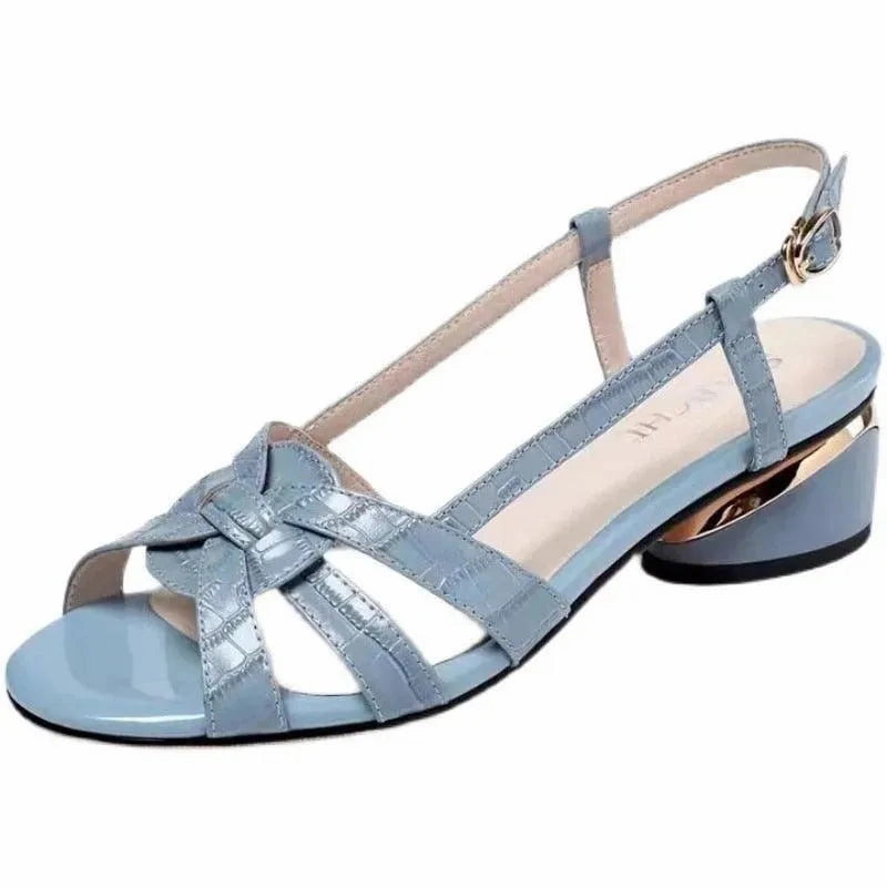 Low Heel Straps Sandals Sexy Sandals
