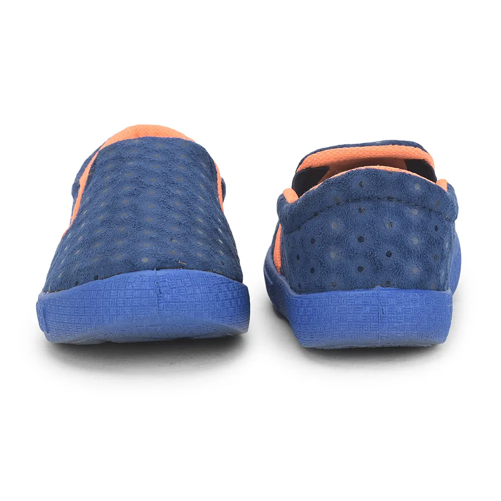 Justin Casual Shoes Lucy & Luke (Blue) Casual Non Lacing Shoes For Kids BASTIAN-3M By Liberty