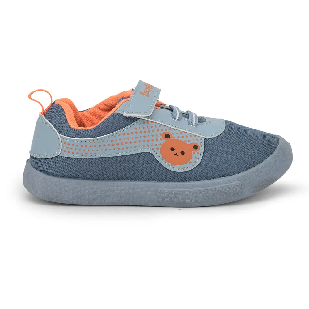 Men Casual Shoes Lucy & Luke Sky Blue Casual Non Lacing Shoes For Kids BASTIAN-2M By Liberty