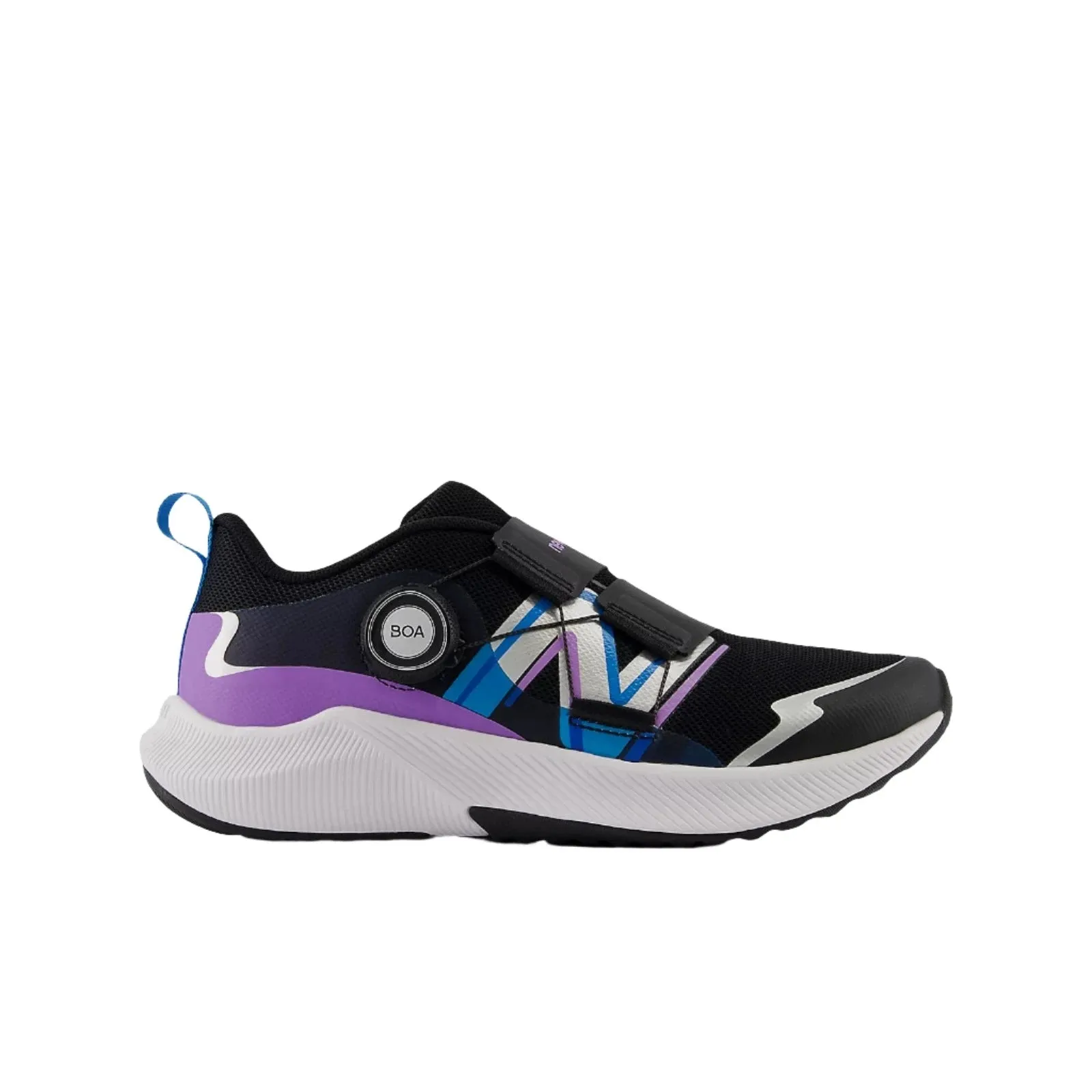 DynaSoft Reveal GTRVLPW4 BOA Black/Purple Fade (3.5Y-5Y) New Balance Rainier Low