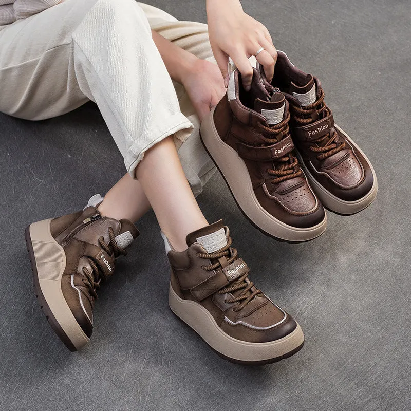 Women Cowhide Fashion Soft Comfort Casual Ankle Boots Rhinestone Boots