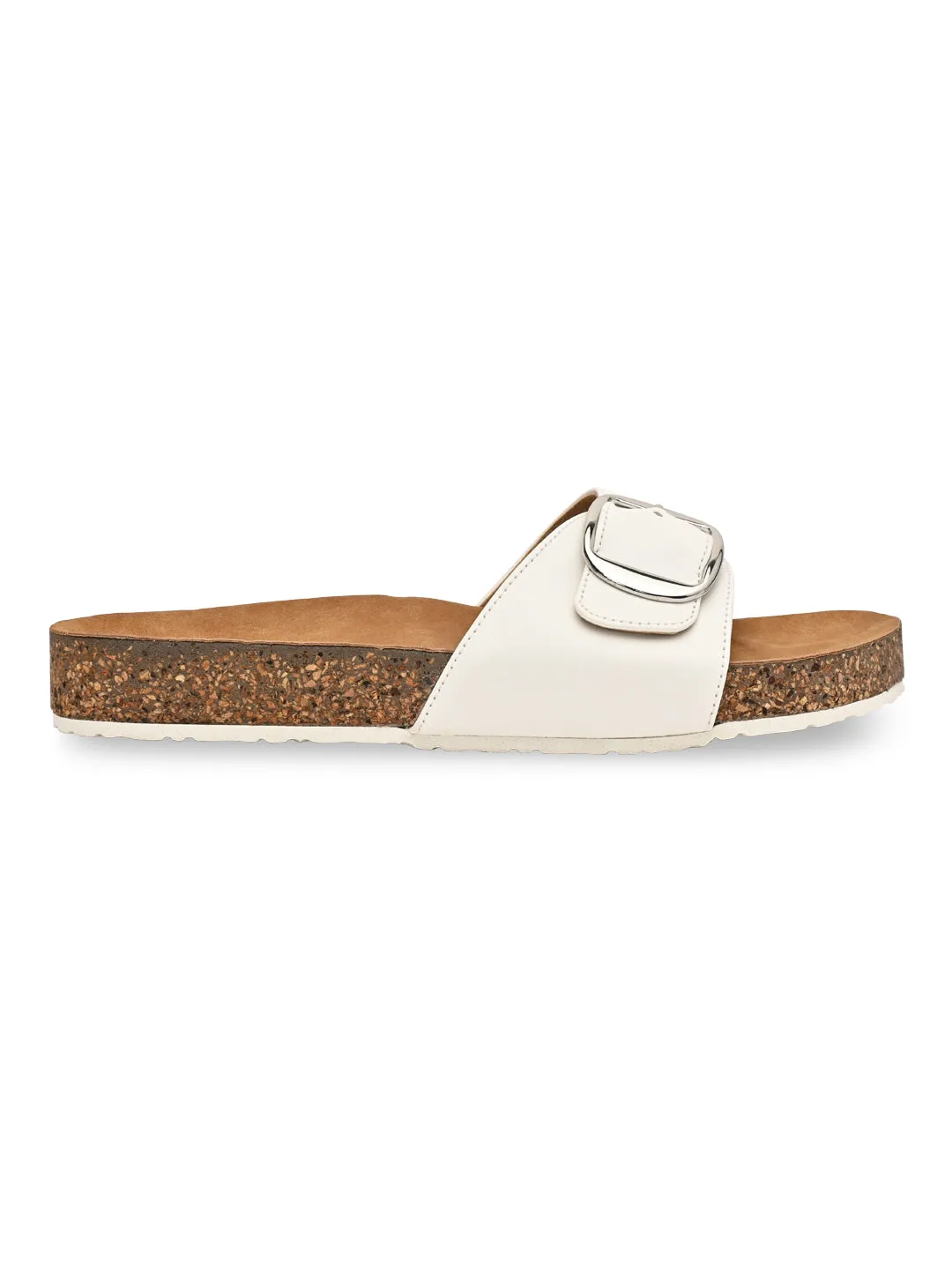 Slides From Walmart Rocia By Regal White Women Casual Flat Sliders