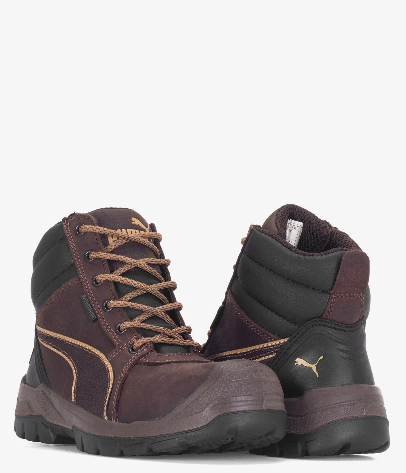 Puma Safety Tornado CTX Waterproof Safety Toe Work Boot - Women Most Comfortable Boots For Walking All Day