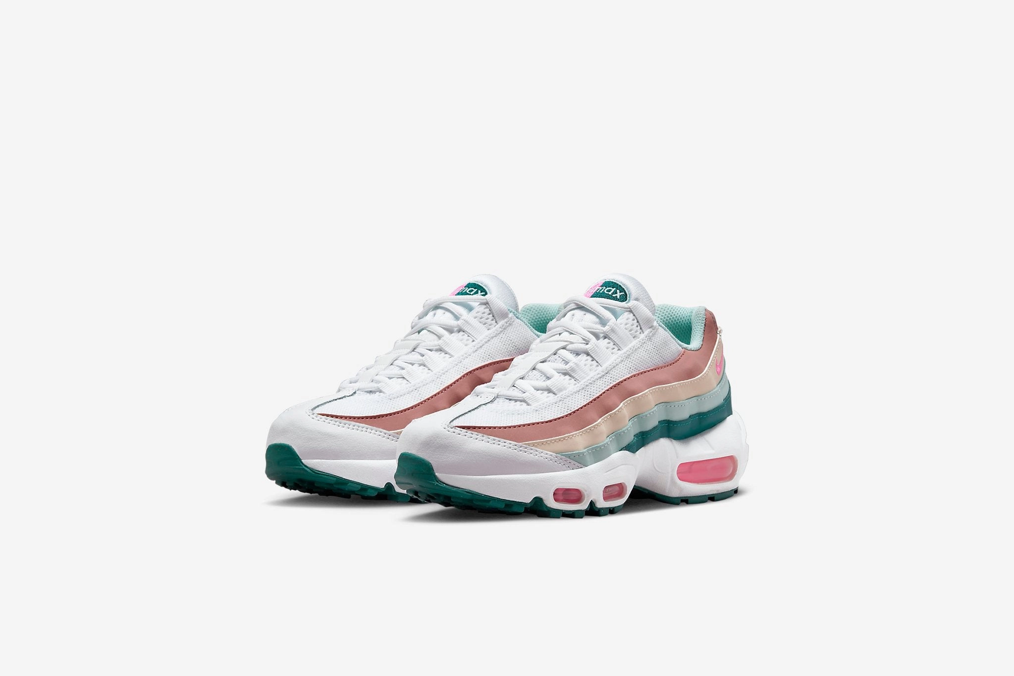 Nike Shoes Gore Tex Nike "Air Max 95 Recraft" GS - White / Pink-Geode Teal