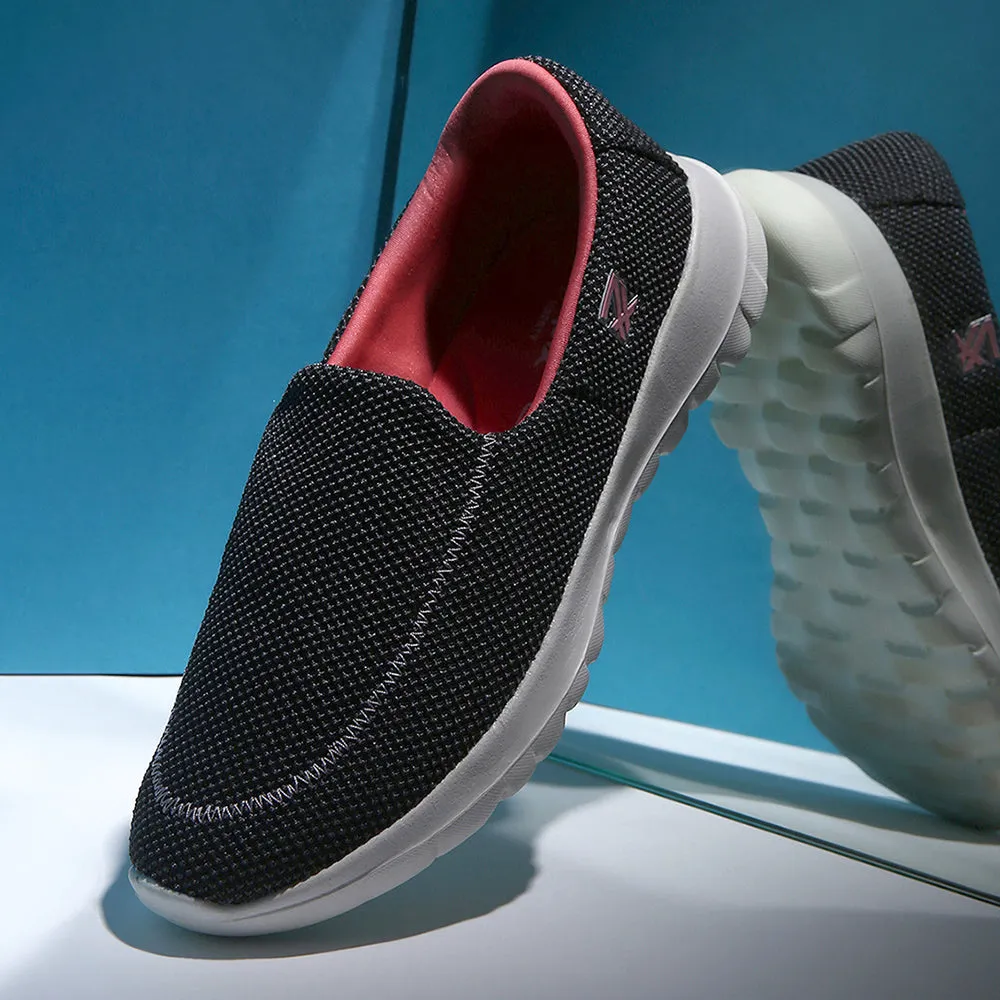 Adidas Shoes For Weight Training Leap7x Non Lacing Sports Shoes For Ladies (Black) OLIVIA By Liberty