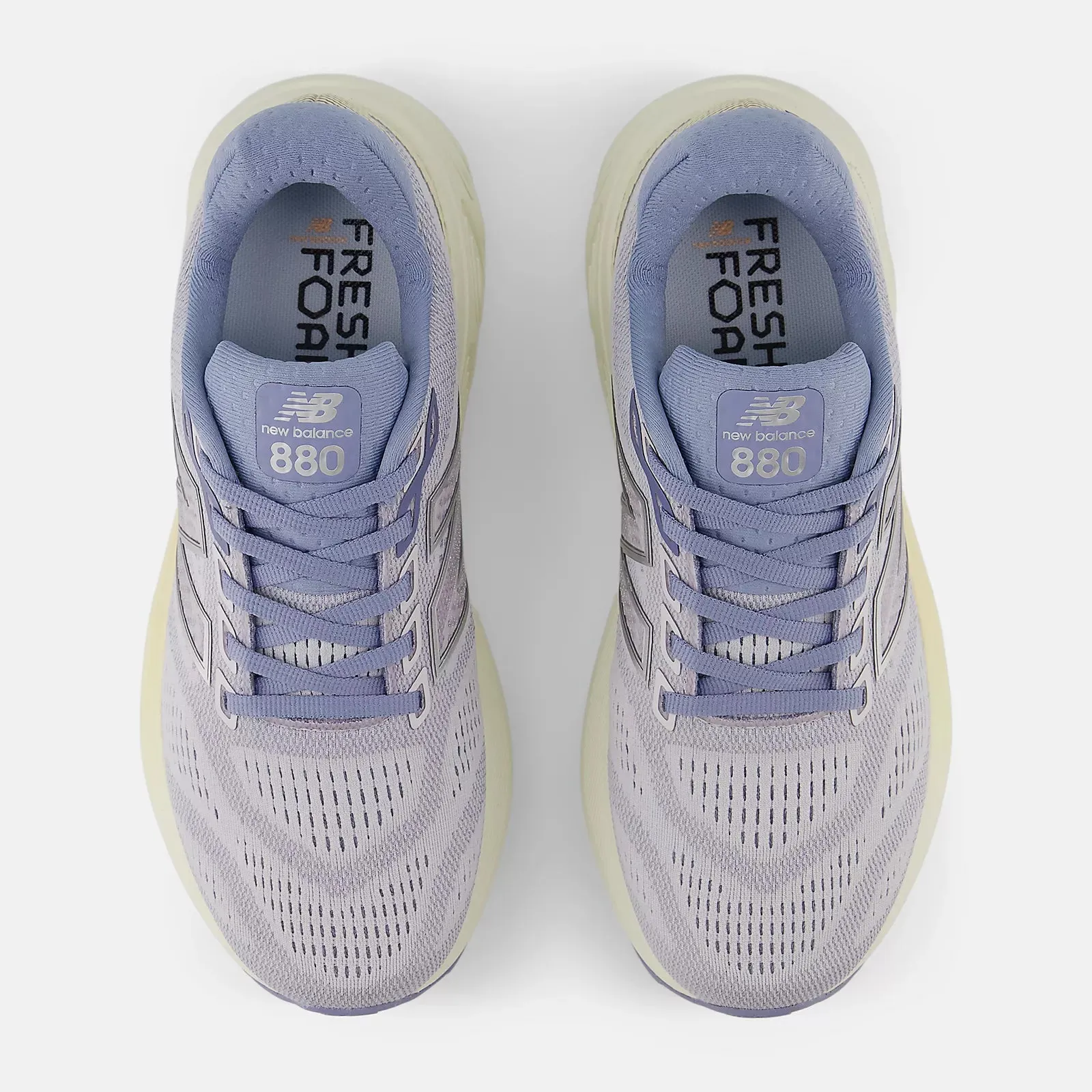 New Balance Womens Fresh Foam X 880v15 Wide - Pearl Grey/Calcium/Dusk Shower (W880C15) Best Affordable Training Shoes