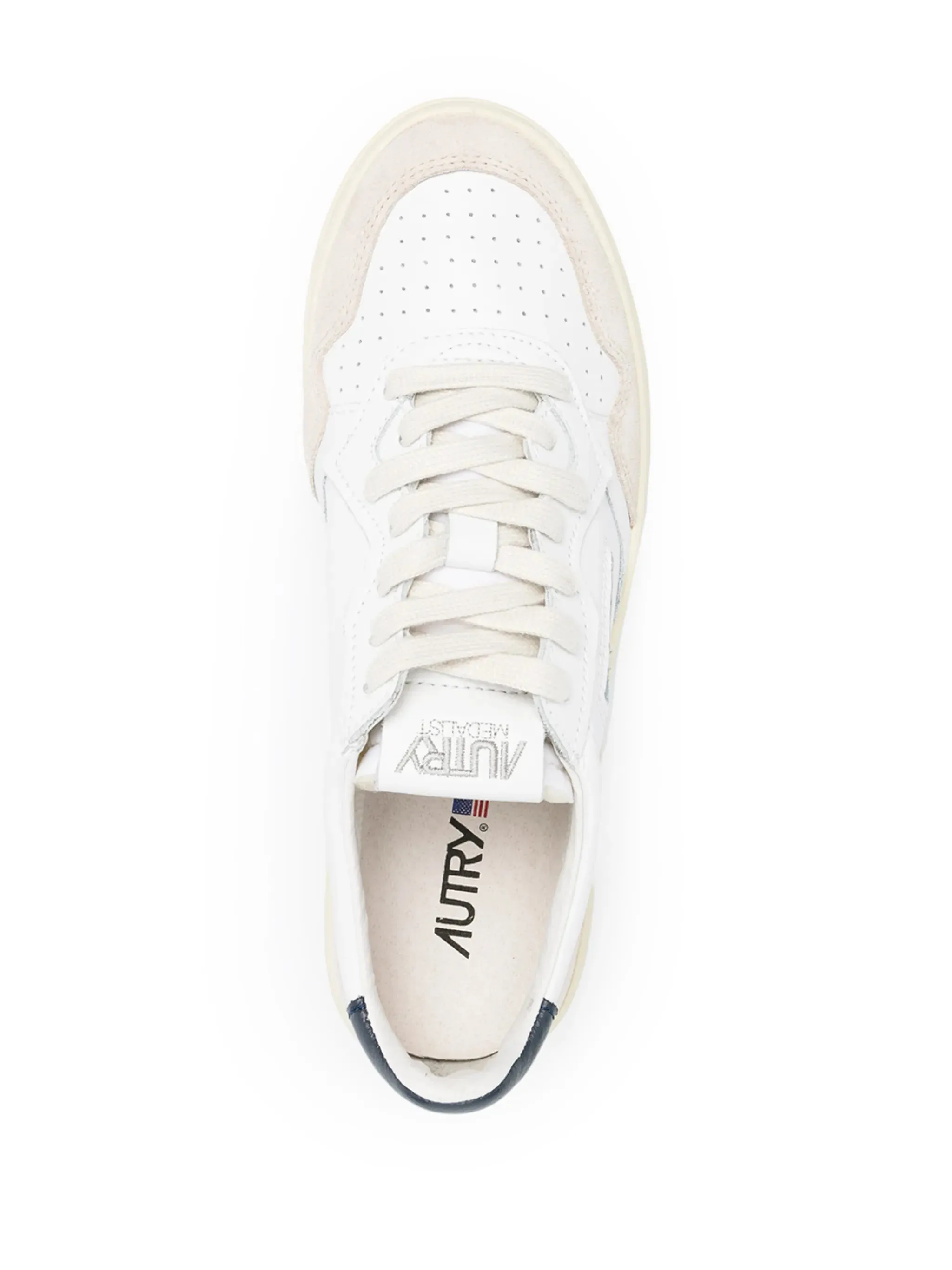 Medalist suede-panel sneakers