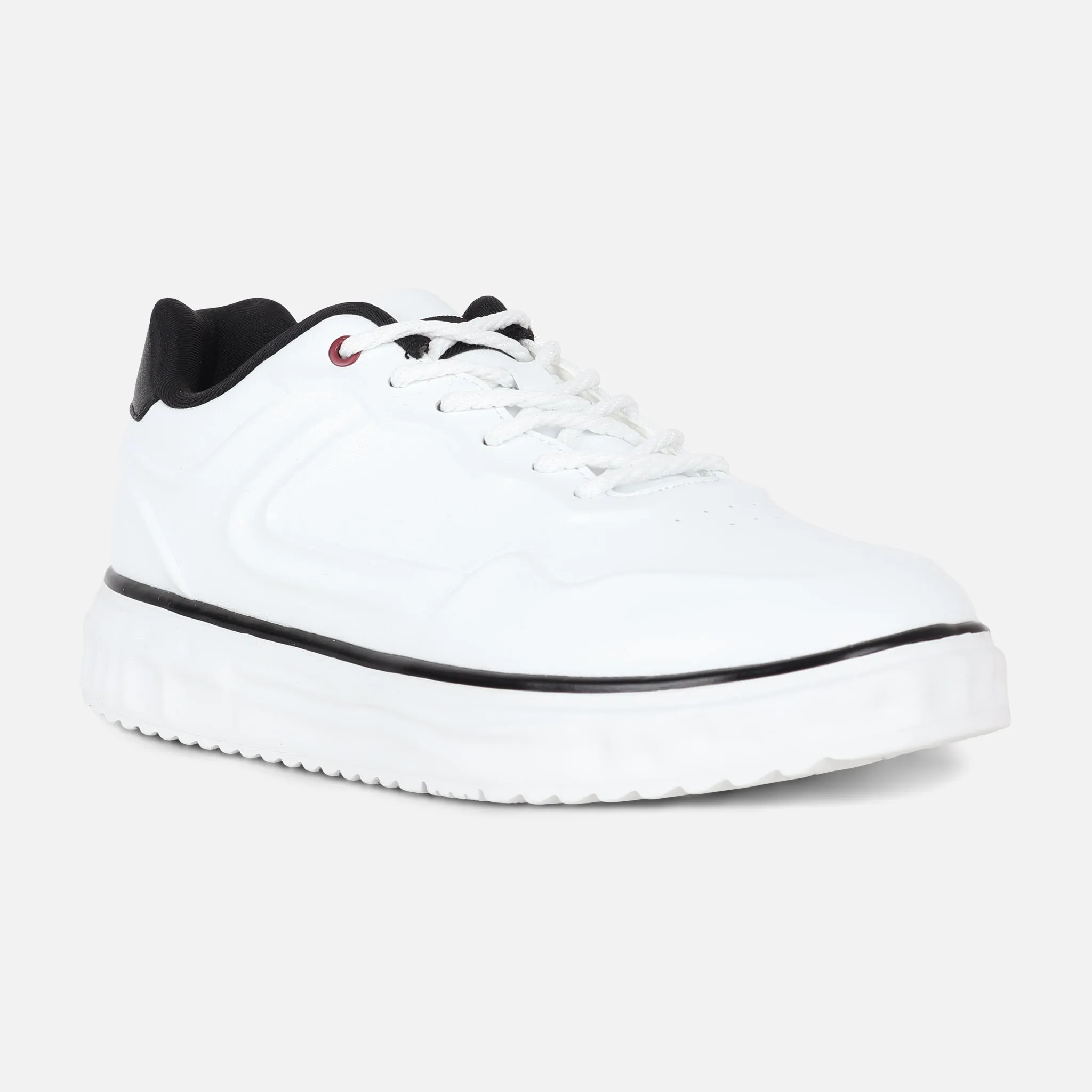 Leather Tennis Shoe MEN SKATE BOARD LACE-UP SHOES