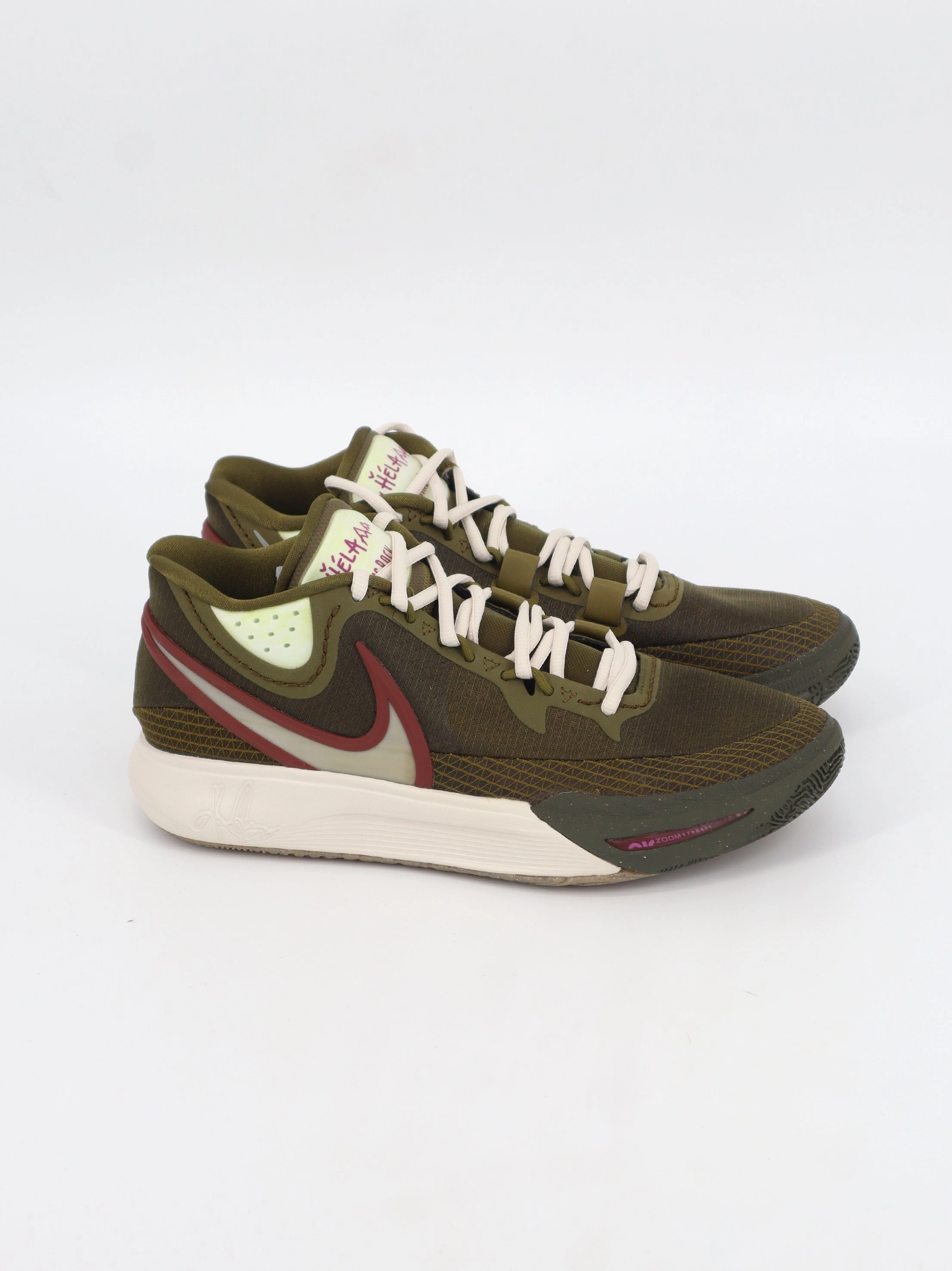 Future Of Basketball Shoes Men's Brand Logo Printed Basketball Shoes,Olive