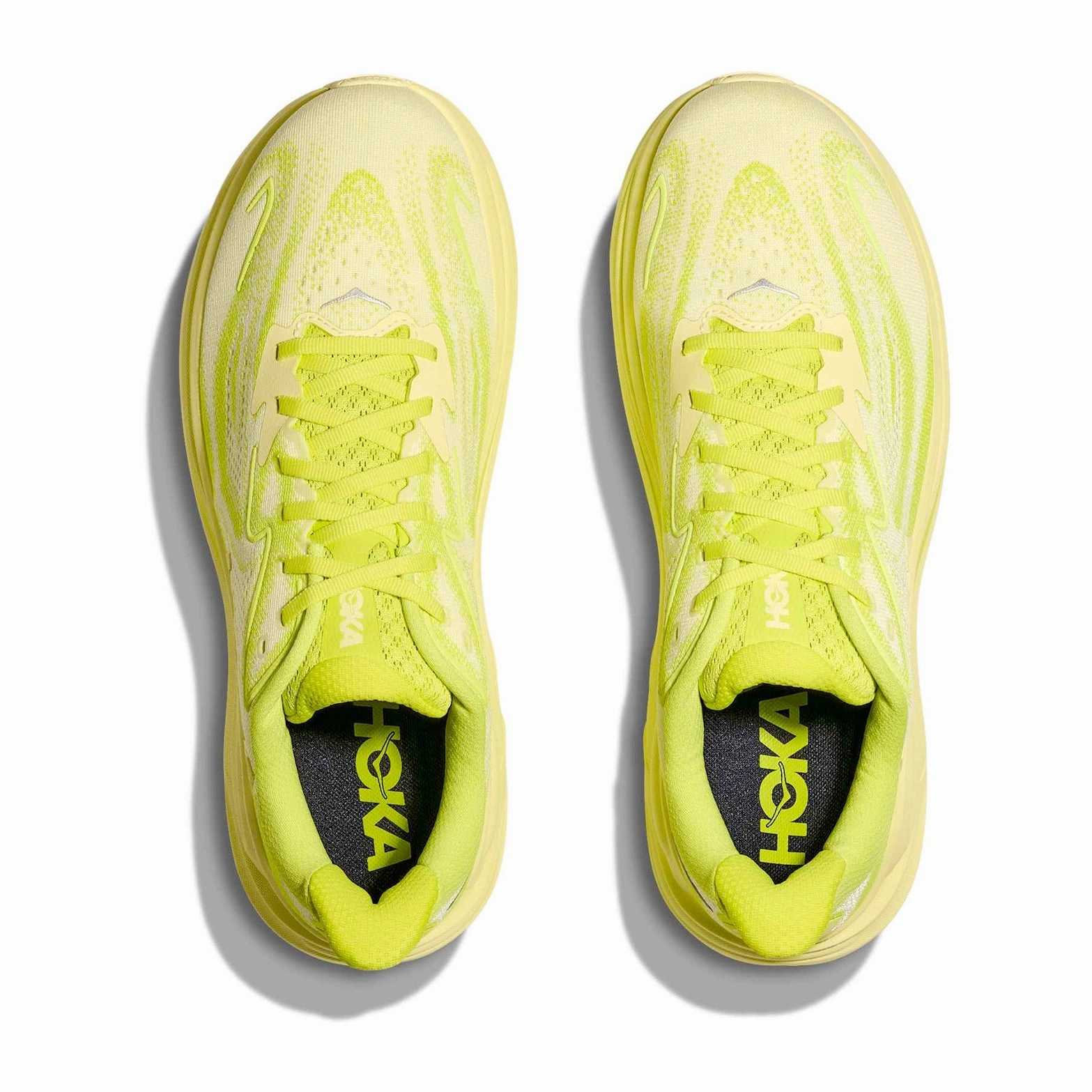 Everyday Men's Clifton 10 Running Shoes Neon Hoka Citrus / Sunlight