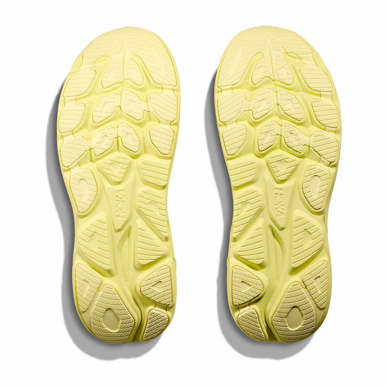 Men's Clifton 10 Running Shoes Neon Hoka Citrus / Sunlight Rocker Bottom