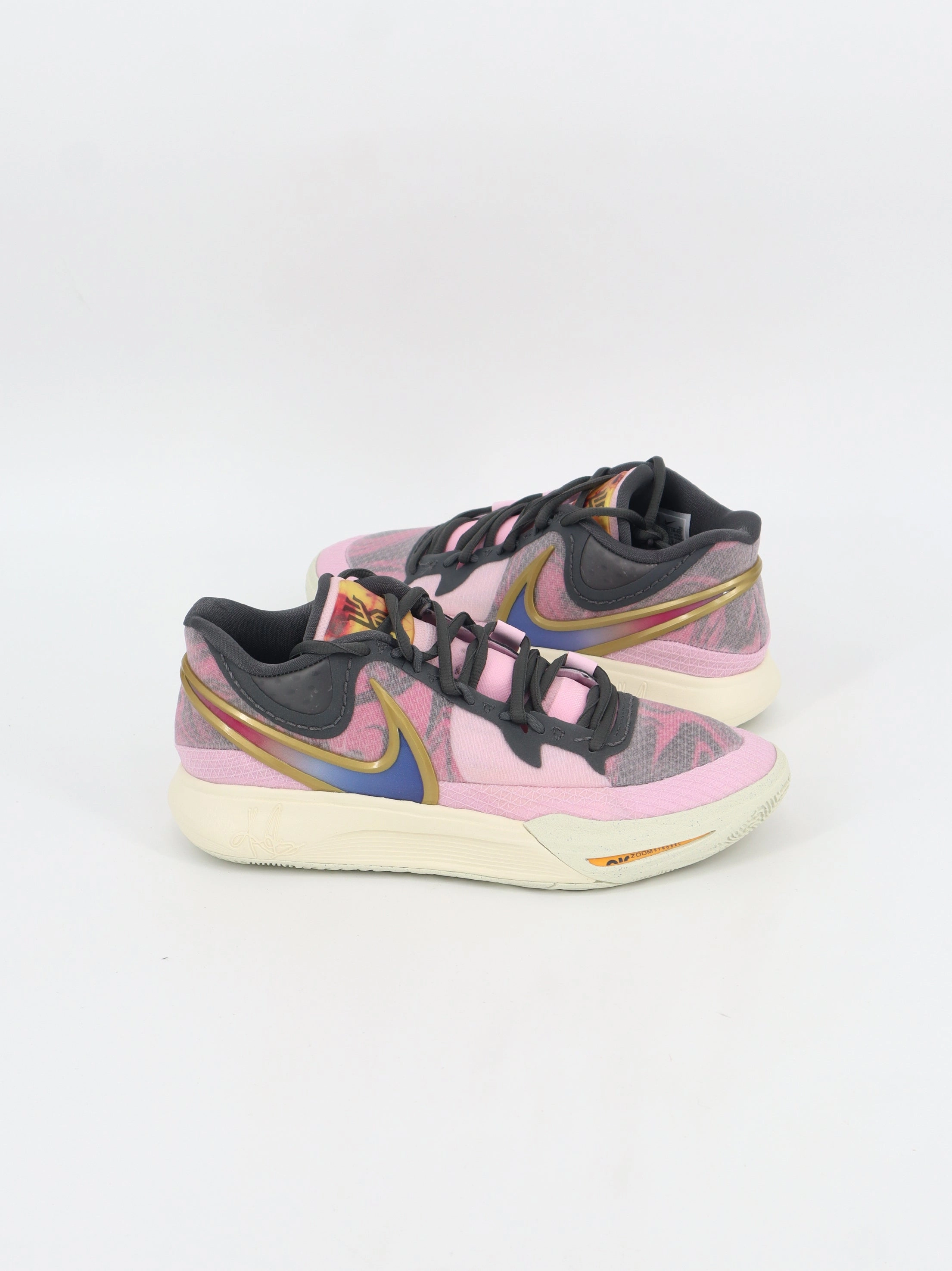 Men's Printed Basketball Shoes,Pink Exhibit B Basketball Shoes