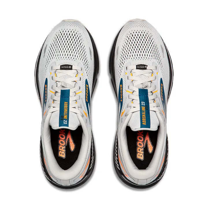 MEN'S ADRENALINE 23 GTX - D - 071 OYSTER MUSHROOM/ORANGE/BLUE Best Running Shoes For Working Out