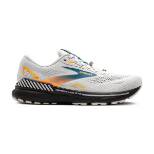 MEN'S ADRENALINE 23 GTX - D - 071 OYSTER MUSHROOM/ORANGE/BLUE Front Foot Running Shoes