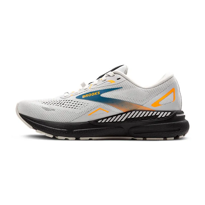 Lightweight Running Shoes MEN'S ADRENALINE 23 GTX - D - 071 OYSTER MUSHROOM/ORANGE/BLUE