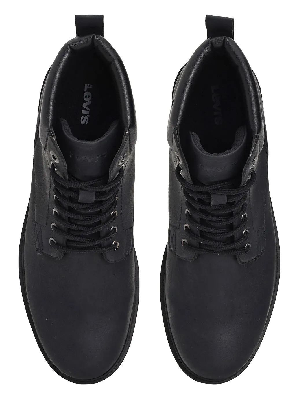 Furry Boots Men's Black Solid Boots