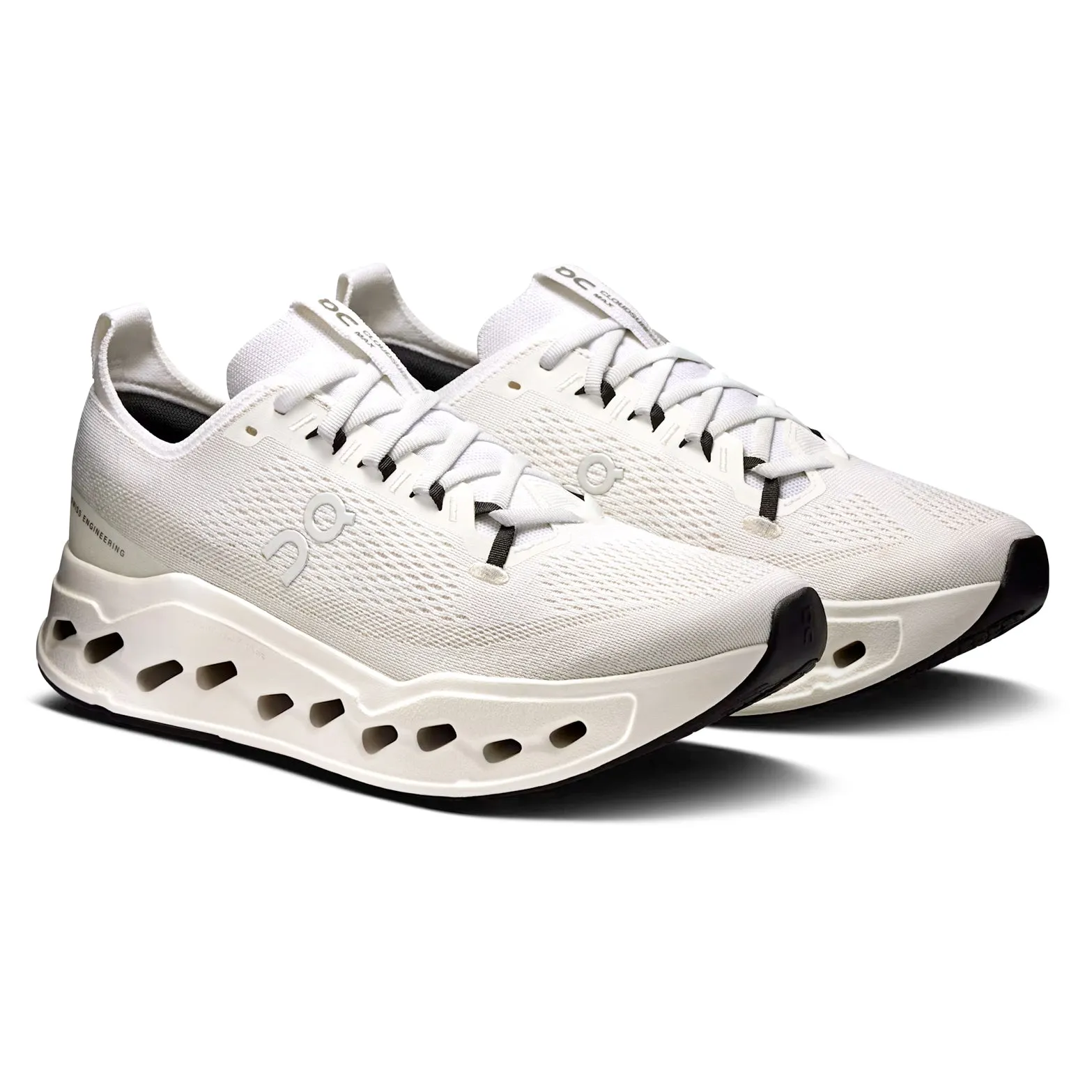 Best Hybrid Trail Running Shoes Men's Cloudsurfer Max Running Shoes White / White