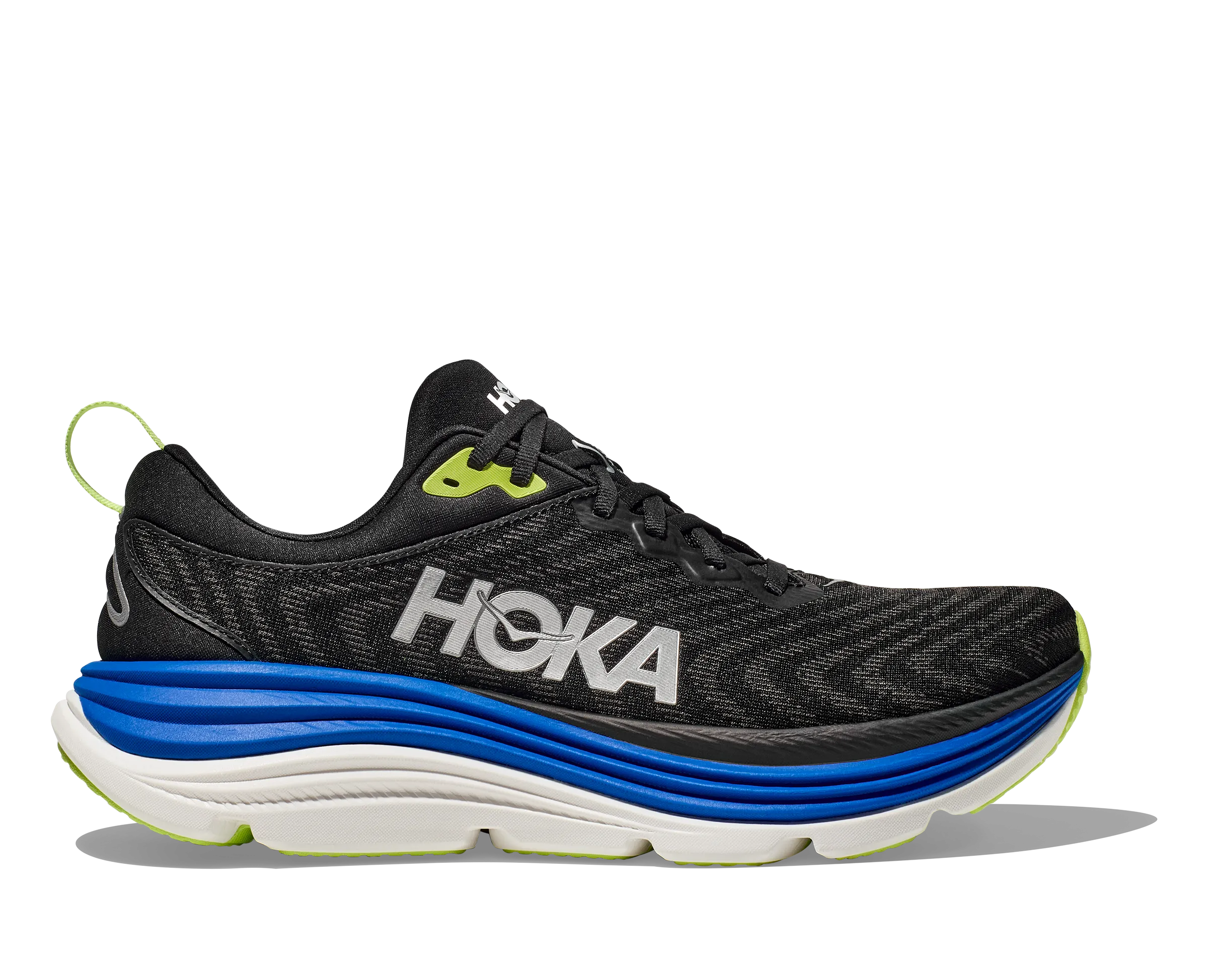 Men's Gaviota 5 (BTRC - Black/Electric Cobalt) Best Shoes For Running On Concrete
