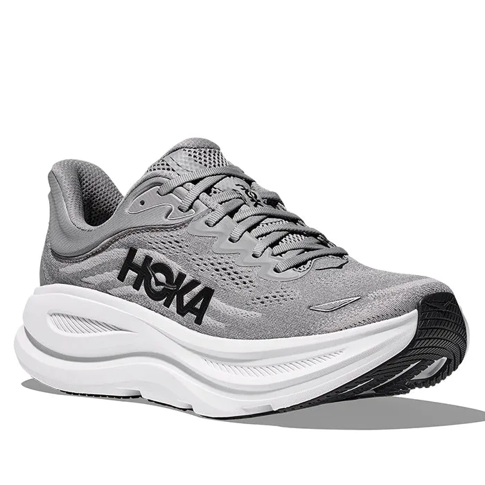 Size 13 Mens Hoka Bondi 9 Extra Wide in Galactic Grey/Stellar Grey
