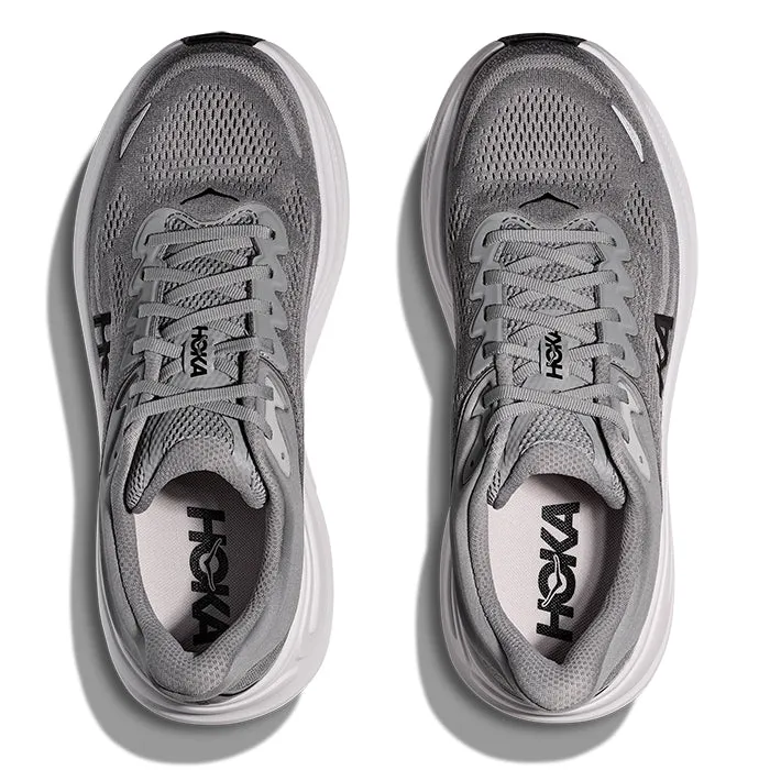 Mens Hoka Bondi 9 Extra Wide in Galactic Grey/Stellar Grey Augusta Ga