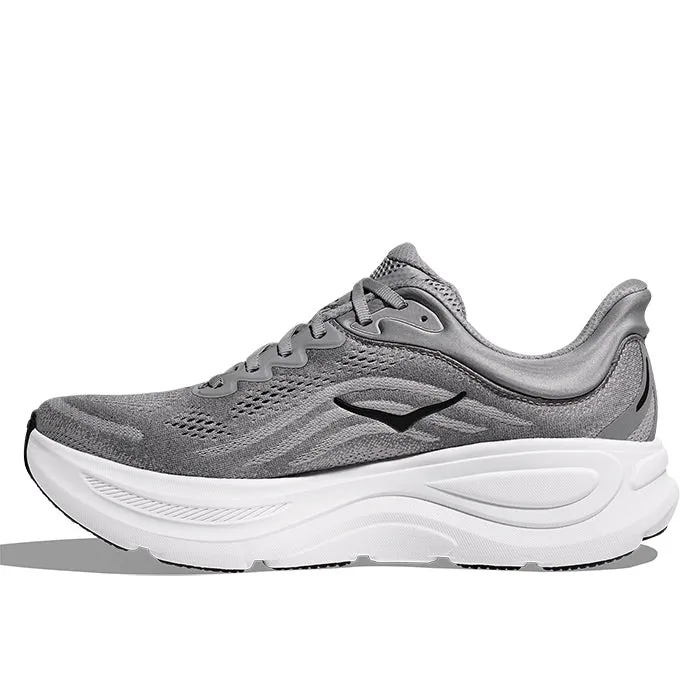 Shoes Victoria Mens Hoka Bondi 9 Extra Wide in Galactic Grey/Stellar Grey